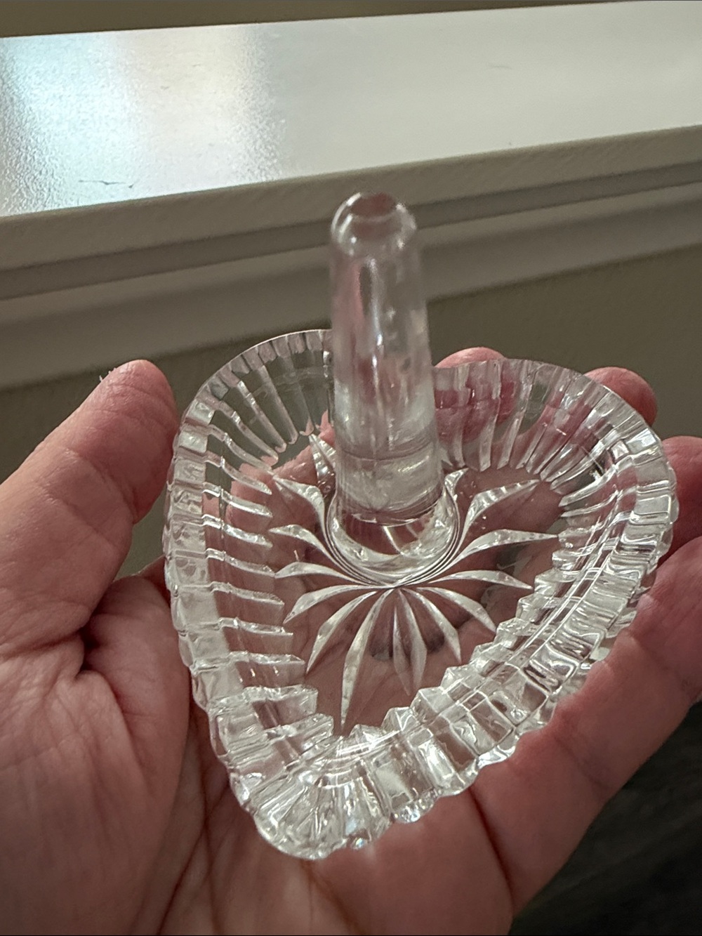 Waterford Crystal Heart Shaped Ring Holder - Picture 4 of 4